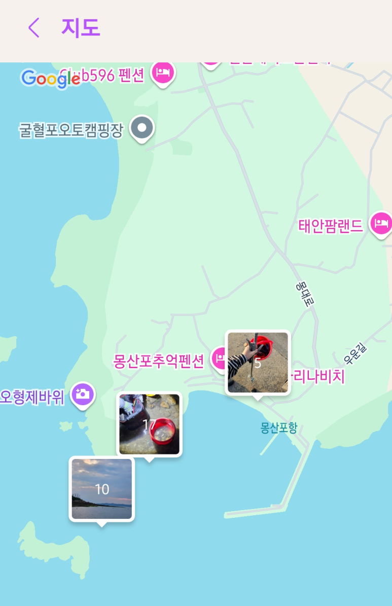 몽산포해넘이 이미지