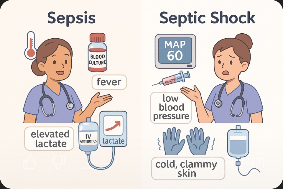 [성인간호학 개념정리 #41]Sepsis(패혈증) & Septic Shock(패혈증 쇼크) – 정의, 간호, 치료, 진단기준 ...