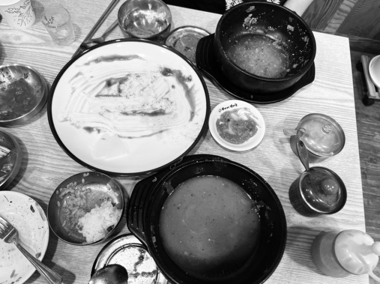 우거지 품은 순대국 이미지