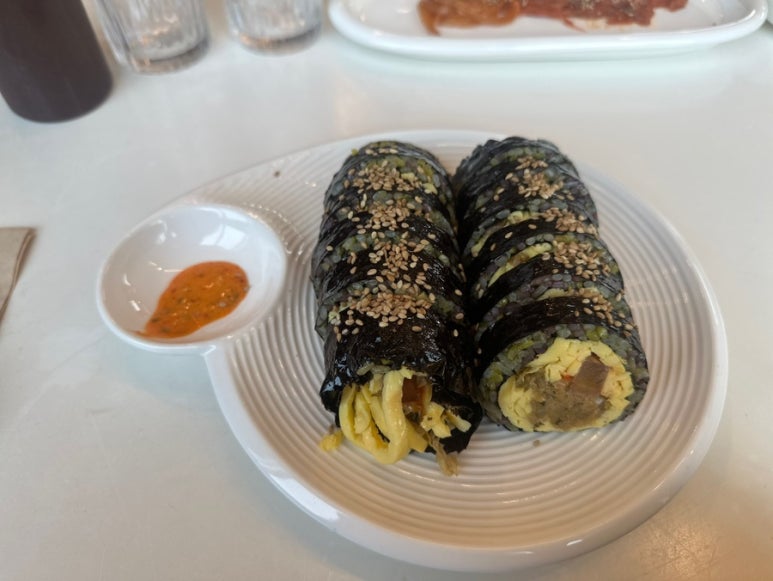 미화 3색김밥 까페 이미지