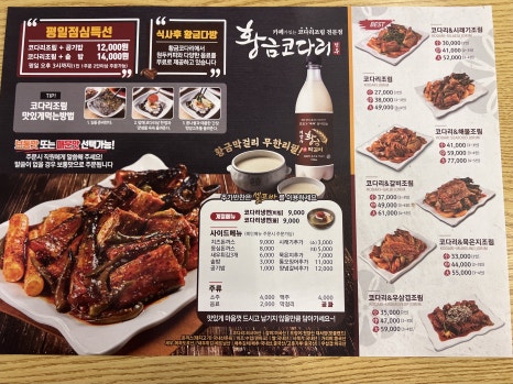 황금코다리 구영점 이미지