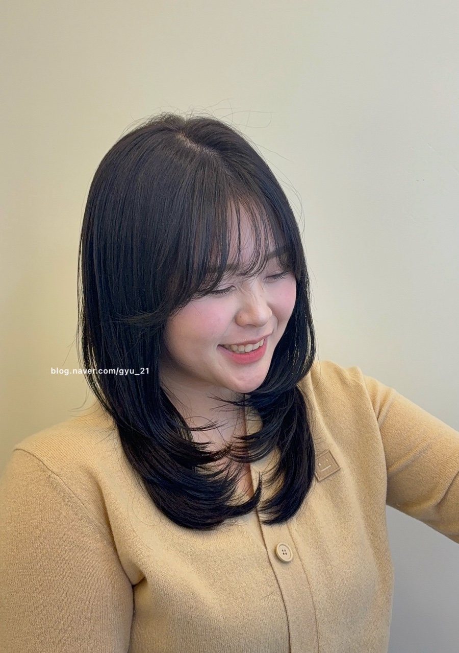 규리헤어라인 이미지