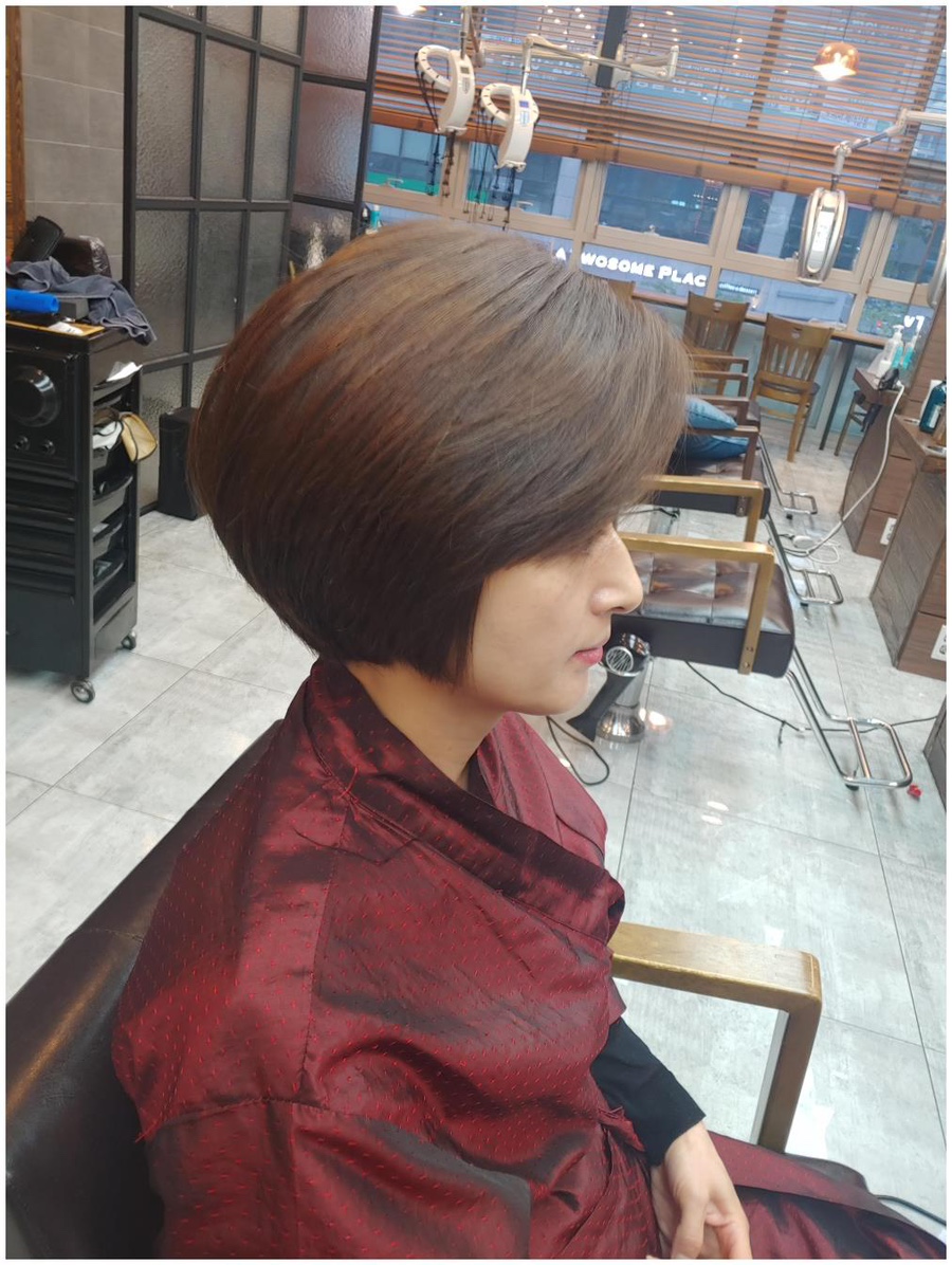 다정한결 헤어 이미지