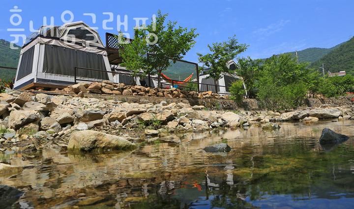 흙내음 글램핑 이미지