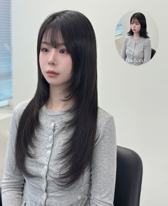 붙임머리 이미지