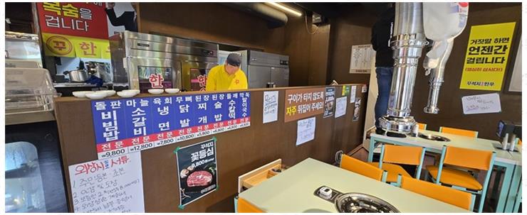 간판과 현수막 이미지