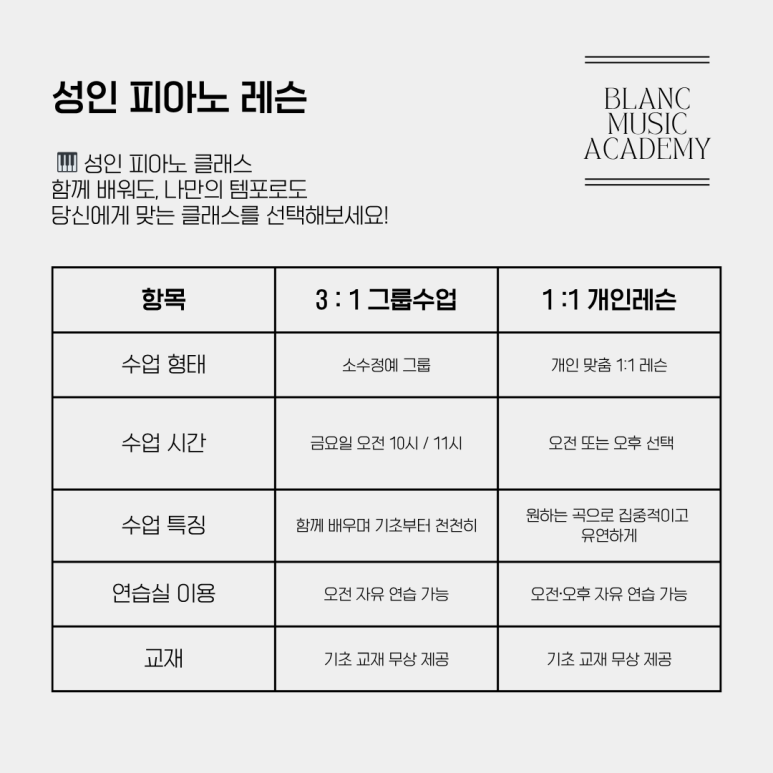 블랑음악교습소 이미지