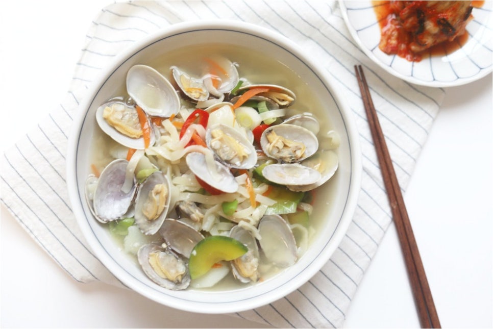 수바지락칼국수 이미지