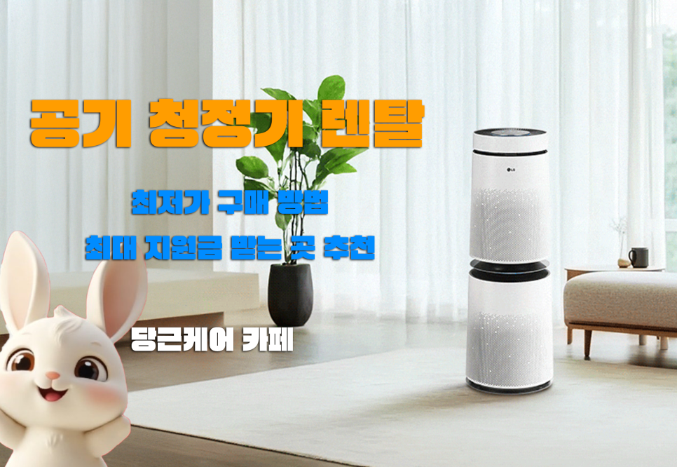 LG 공기청정기 당근케어 카페 렌탈 경험 공유 이미지 4