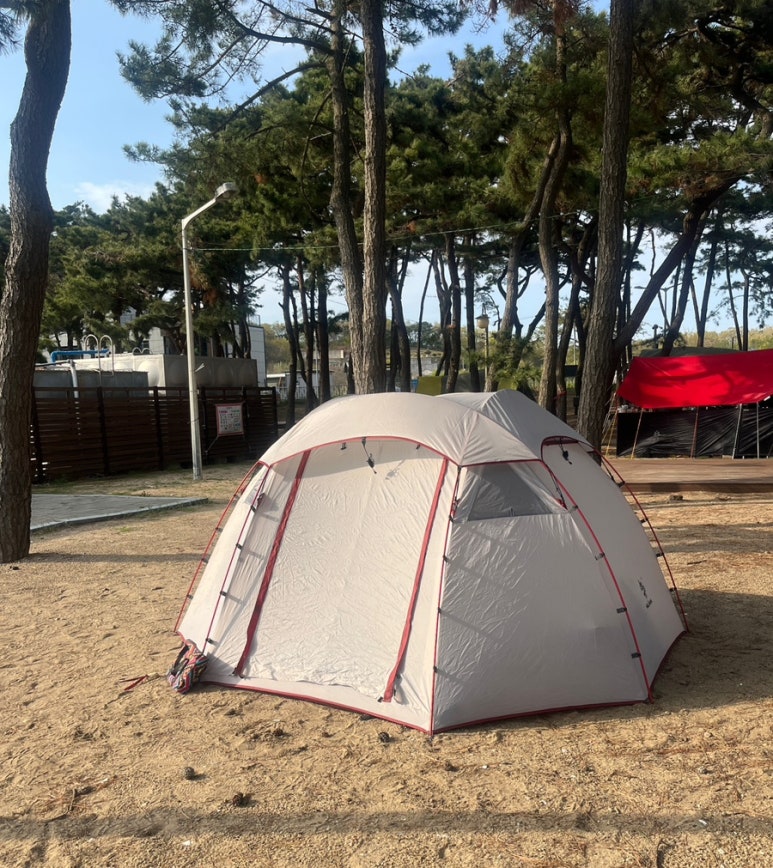 옹암해수욕장 야영장 이미지