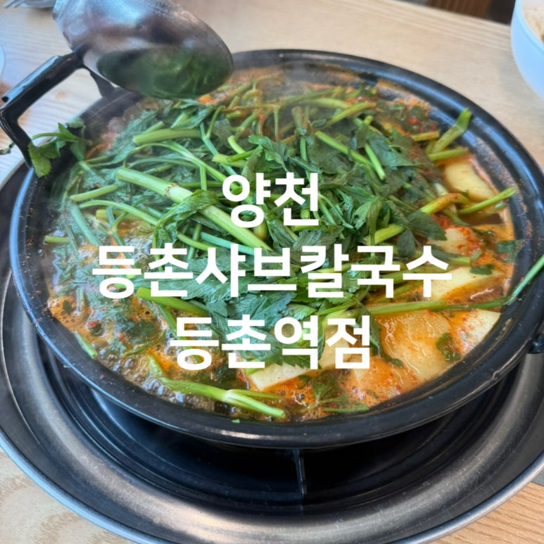 등촌샤브칼국수등촌역점 이미지