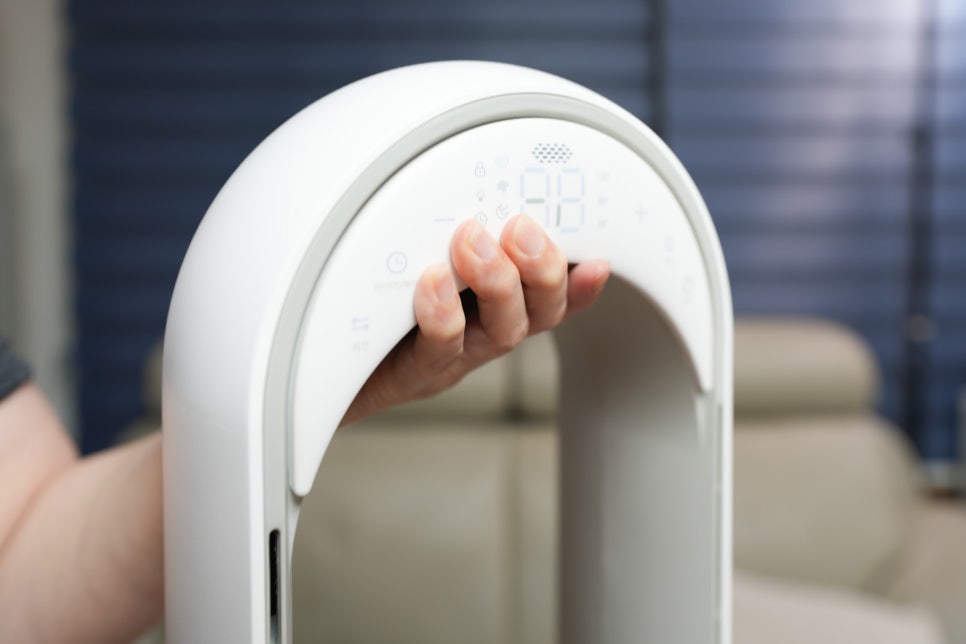 무풍 선풍기 그 이상, 24시간 공기청정기로 공기까지 책임지는 위도어 무풍 타워형 선풍기 장기 사용기 이미지 16