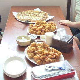 맥시칸통닭，피자 이미지