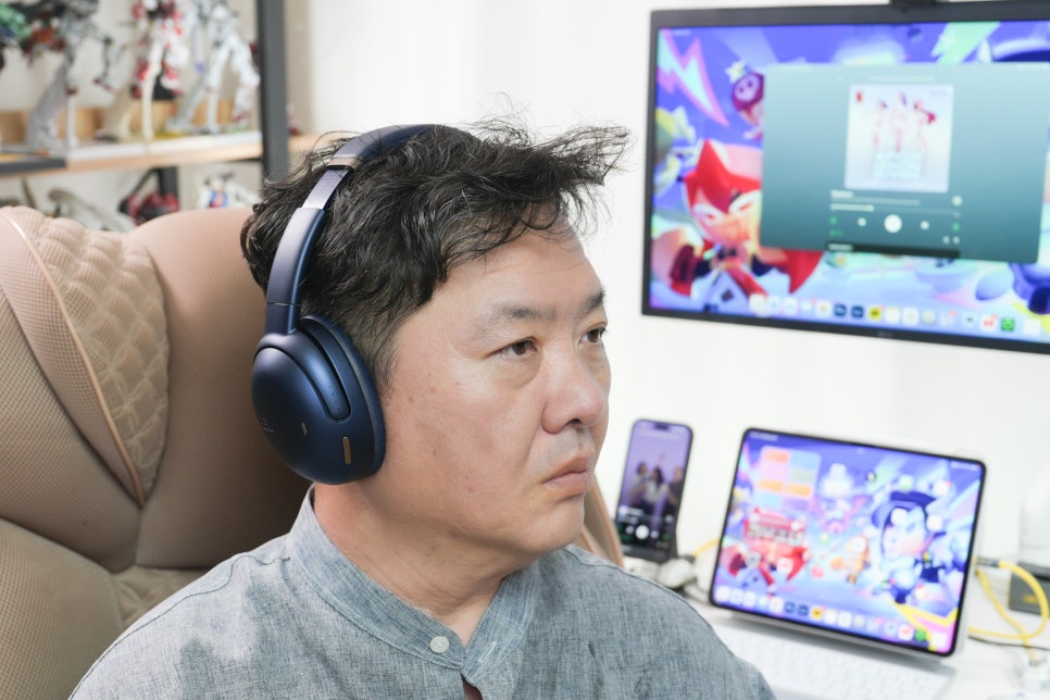 노이즈 캔슬링 헤드셋 실화야! JBL TOUR ONE M3 블루투스 헤드폰 실사용기 이미지 9