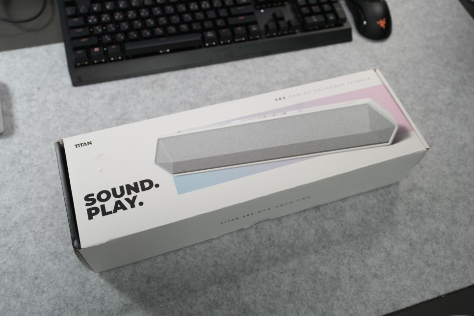 제닉스 게이밍사운드바 TITAN SB9 맥북프로 데스크셋업에 어울리는 PC 사운드바! 이미지 3