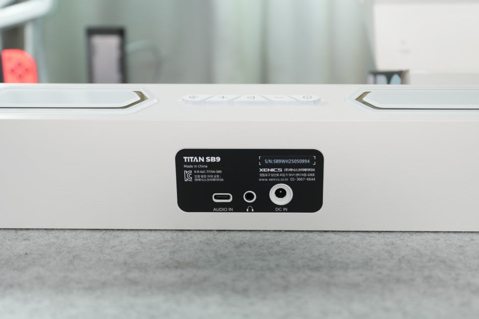 제닉스 게이밍사운드바 TITAN SB9 맥북프로 데스크셋업에 어울리는 PC 사운드바! 이미지 6