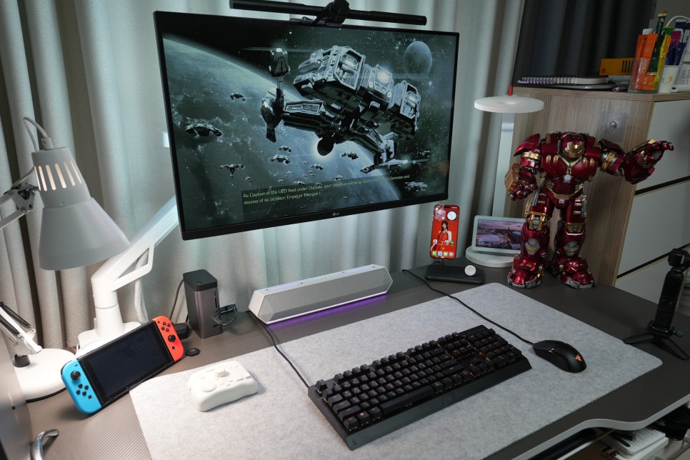 제닉스 게이밍사운드바 TITAN SB9 맥북프로 데스크셋업에 어울리는 PC 사운드바! 이미지 2