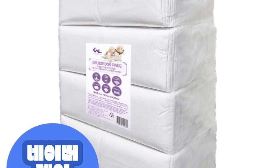 프리미엄 강아지배변패드 대형 50g x 160매 강아지 패드