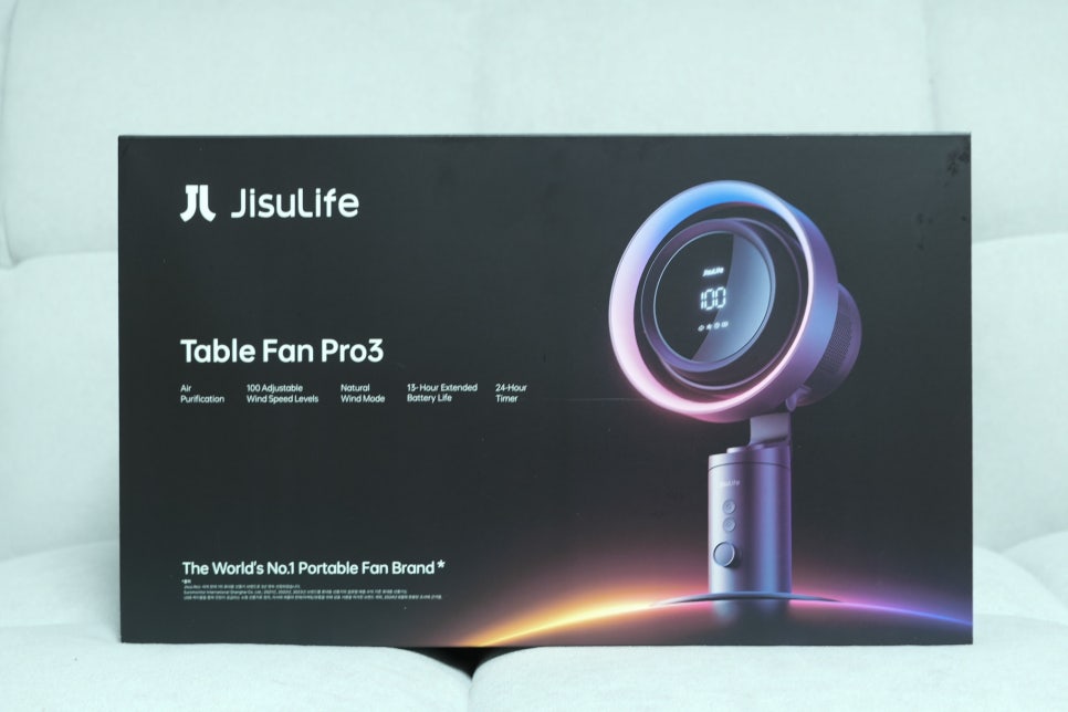 탁상용 스탠드 선풍기의 진화 에어써큘레이터 추천 "JISULIFE Table Fan Pro3" 이미지 3