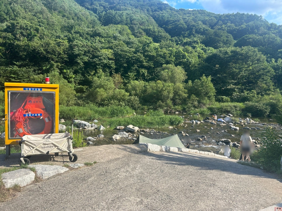 무흘구곡 사인암 이미지