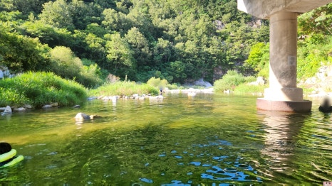 무흘구곡 사인암 이미지