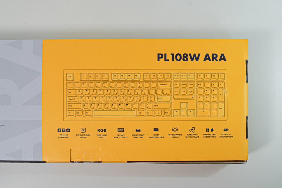 사무실 타건감의 완성, SPM PL108W 아라 저소음 새벽축 기계식 키보드 맥북에 사용해보니 이미지 4