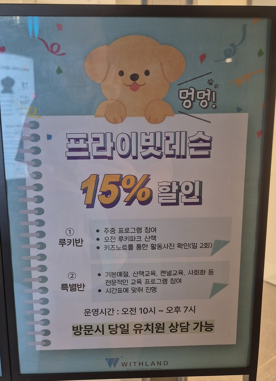 동탄 애견카페 위드랜드: 백화점 내 프리미엄 복합 공간 — 사진 12