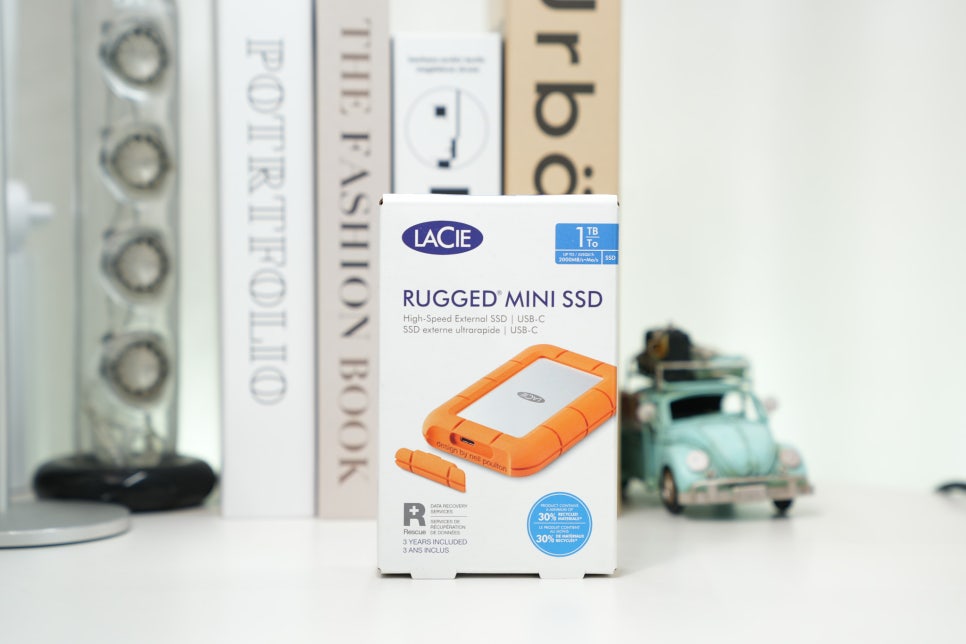 LaCie Rugged Mini SSD, 썬더볼트 4지원으로 아이패드 프로와 맥북 프로 백업용 외장 SSD 하드 추천 이미지 4