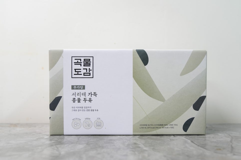 곡물도감 무가당 검은콩 서리태 가득 콩물두유 한끼 무가당으로 한 끼로 아침 해결 이미지 5