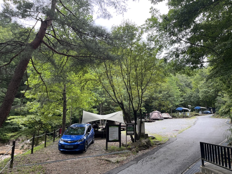 국립황정산자연휴양림 야영장 이미지