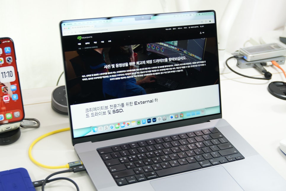 썬더볼트5 외장SSD 추천, LaCie Rugged SSD Pro5로 작업 속도 끝판왕 맥북프로에 사용해보니. 이미지 13