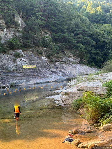 무흘구곡 사인암 이미지