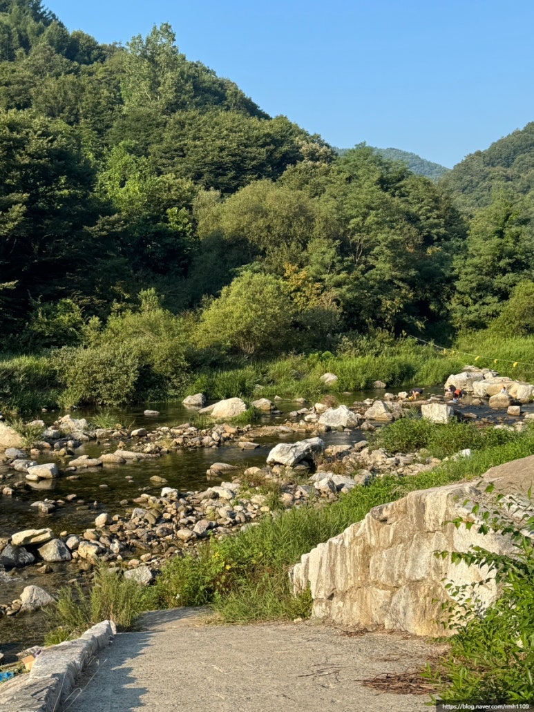 무흘구곡 사인암 이미지