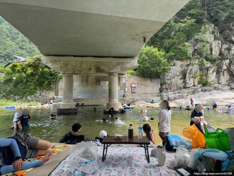 무흘구곡 사인암 이미지