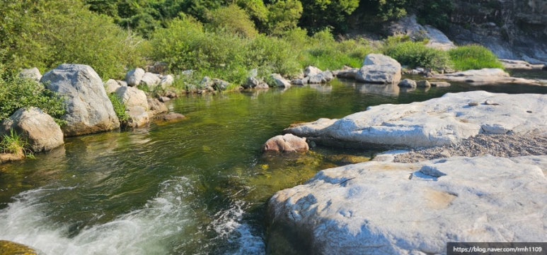 무흘구곡 사인암 이미지