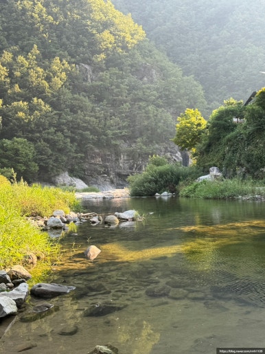 무흘구곡 사인암 이미지