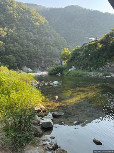 무흘구곡 사인암 이미지