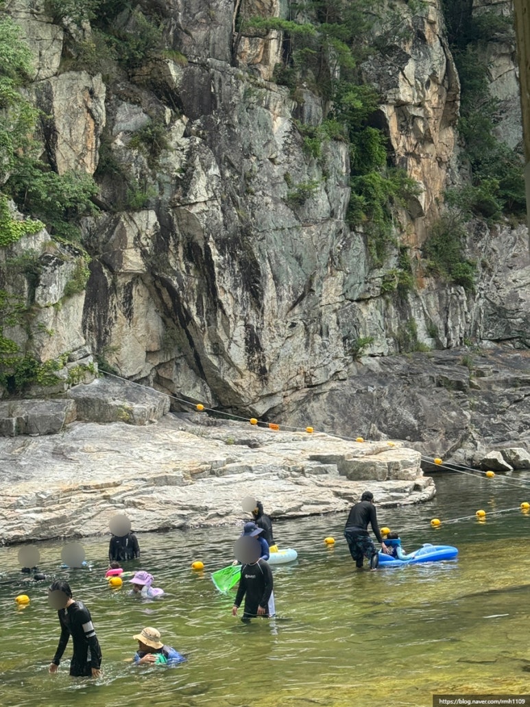 무흘구곡 사인암 이미지