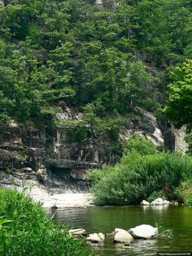 무흘구곡 사인암 이미지