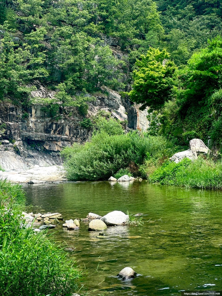 무흘구곡 사인암 이미지