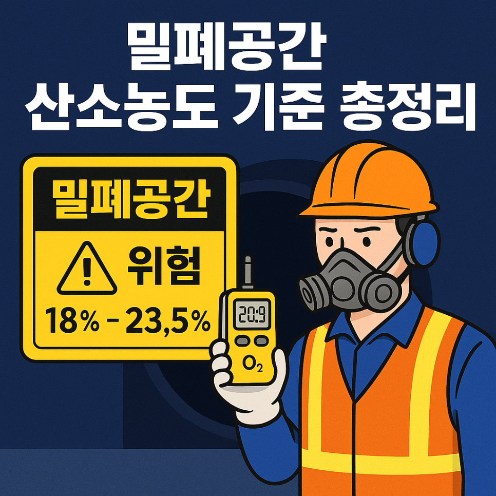 밀폐공간 산소농도 기준 총정리 가이드 : 네이버 블로그