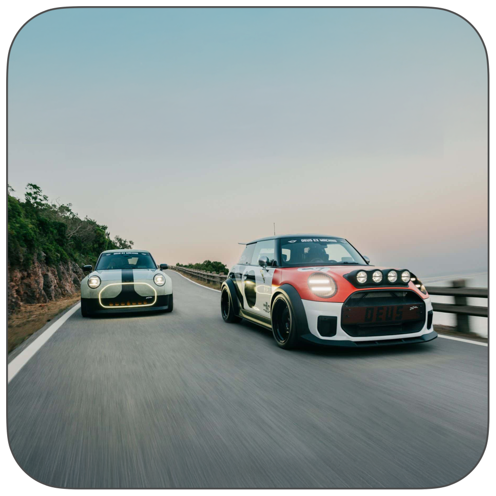 IAA 모빌리티쇼 뮌헨 "MINI × Deus Ex Machina: ‘The Machina’(미니 JCW 마키나 콘셉트)의 레이스 본능”
