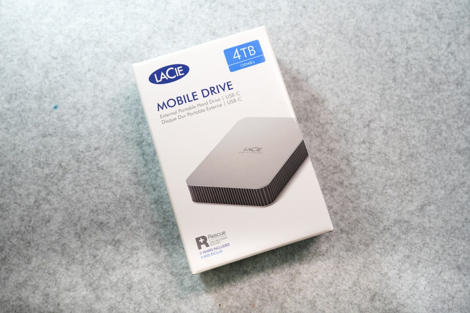 맥북프로 16인치 포토블 모바일 드라이브, 라씨 LaCie Mobile Drive USB-C 외장 SSD 하드 추천 이미지 3