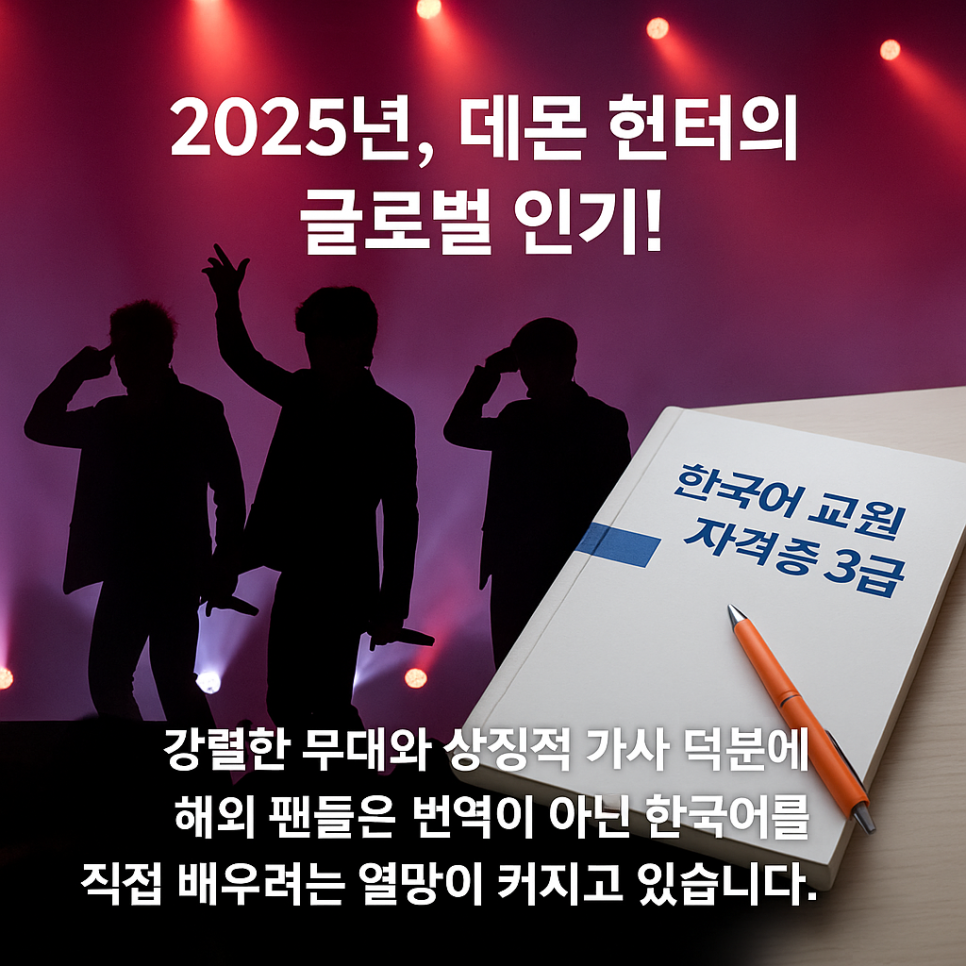 케이팝 데몬 헌터가 만든 글로벌 열풍, 한국어 교원 3급이 주목받는 이유 Feat. 토픽코리아 이미지 4