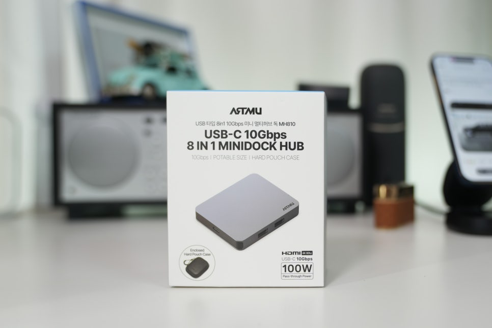 아트뮤 USB C타입 8in1 미니 멀티허브 독 MH810, 아이패드프로 13인치와 맥북프로에 사용해보니 이미지 2