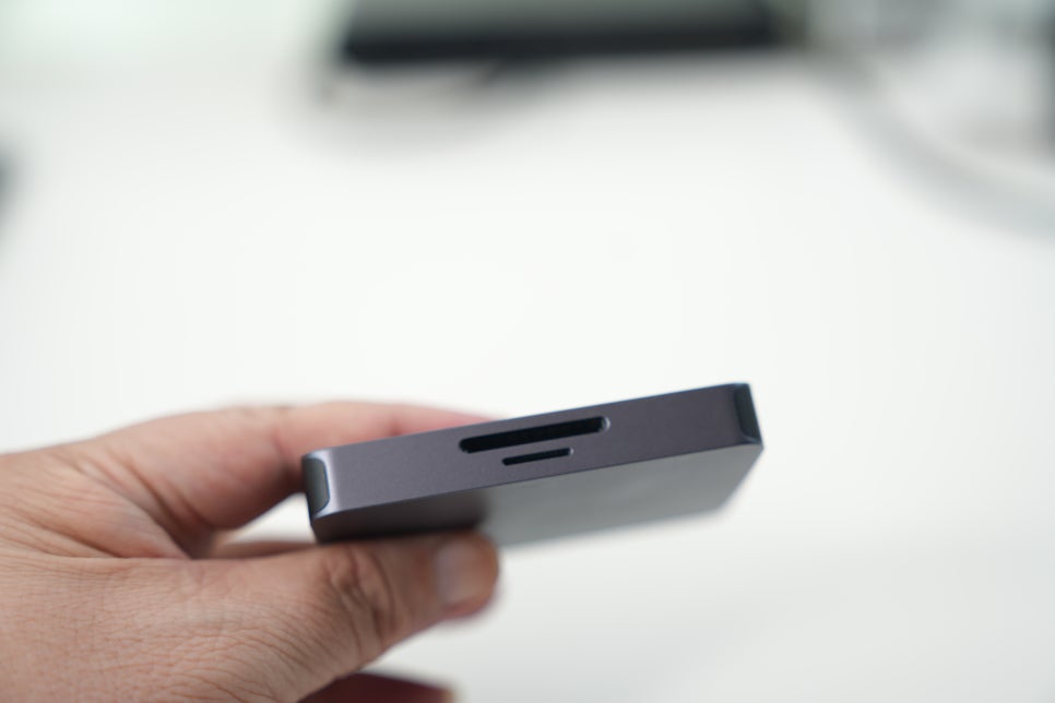 아트뮤 USB C타입 8in1 미니 멀티허브 독 MH810, 아이패드프로 13인치와 맥북프로에 사용해보니 이미지 8