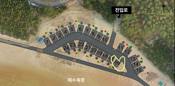 원산도 소록도 야영장 이미지