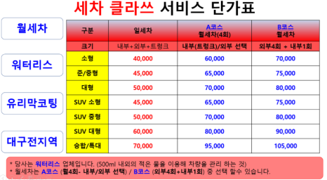 세차클라쓰 이미지