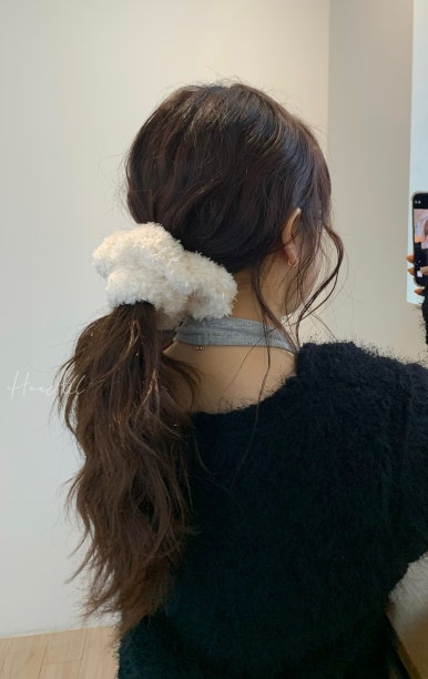 뽀글헤어 이미지