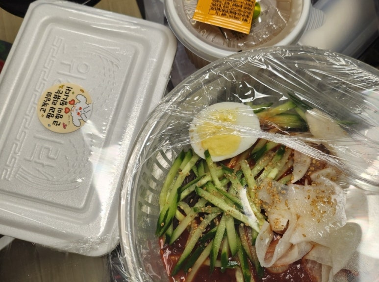 산수냉면 이미지